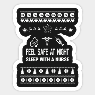 Merry Christmas Nurse Sticker